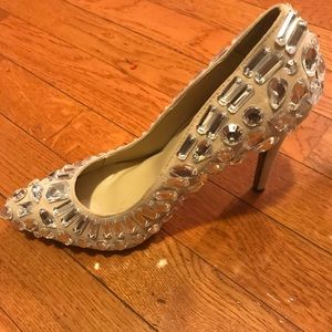 Liliana brand pumps adorned with rhinestones!